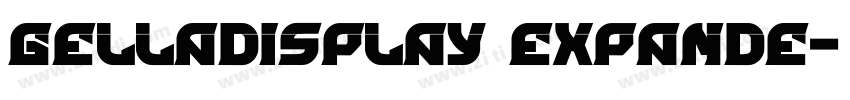 GellaDisplay Expande字体转换